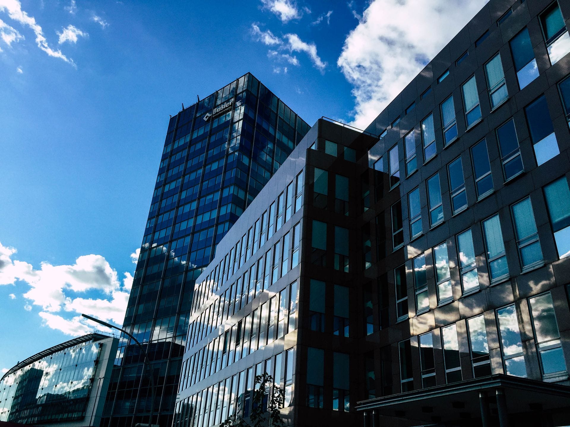 A modern office by day