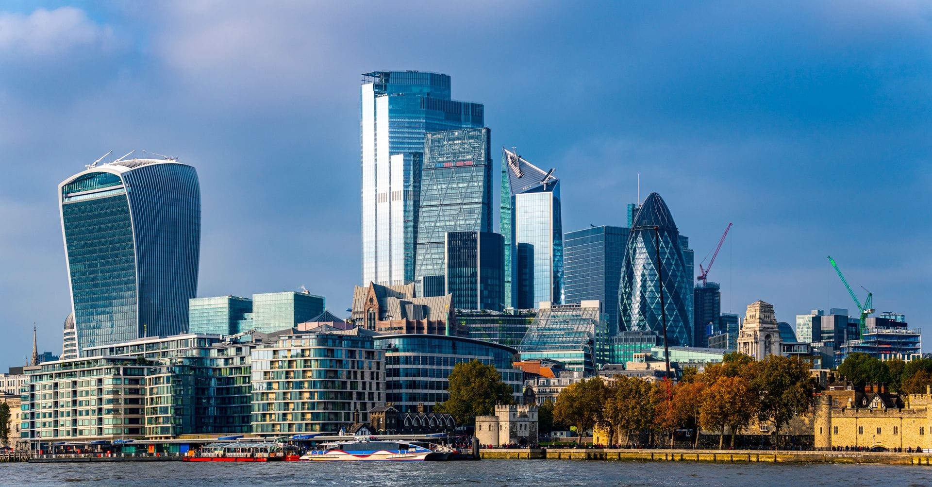 City of London financial district by day