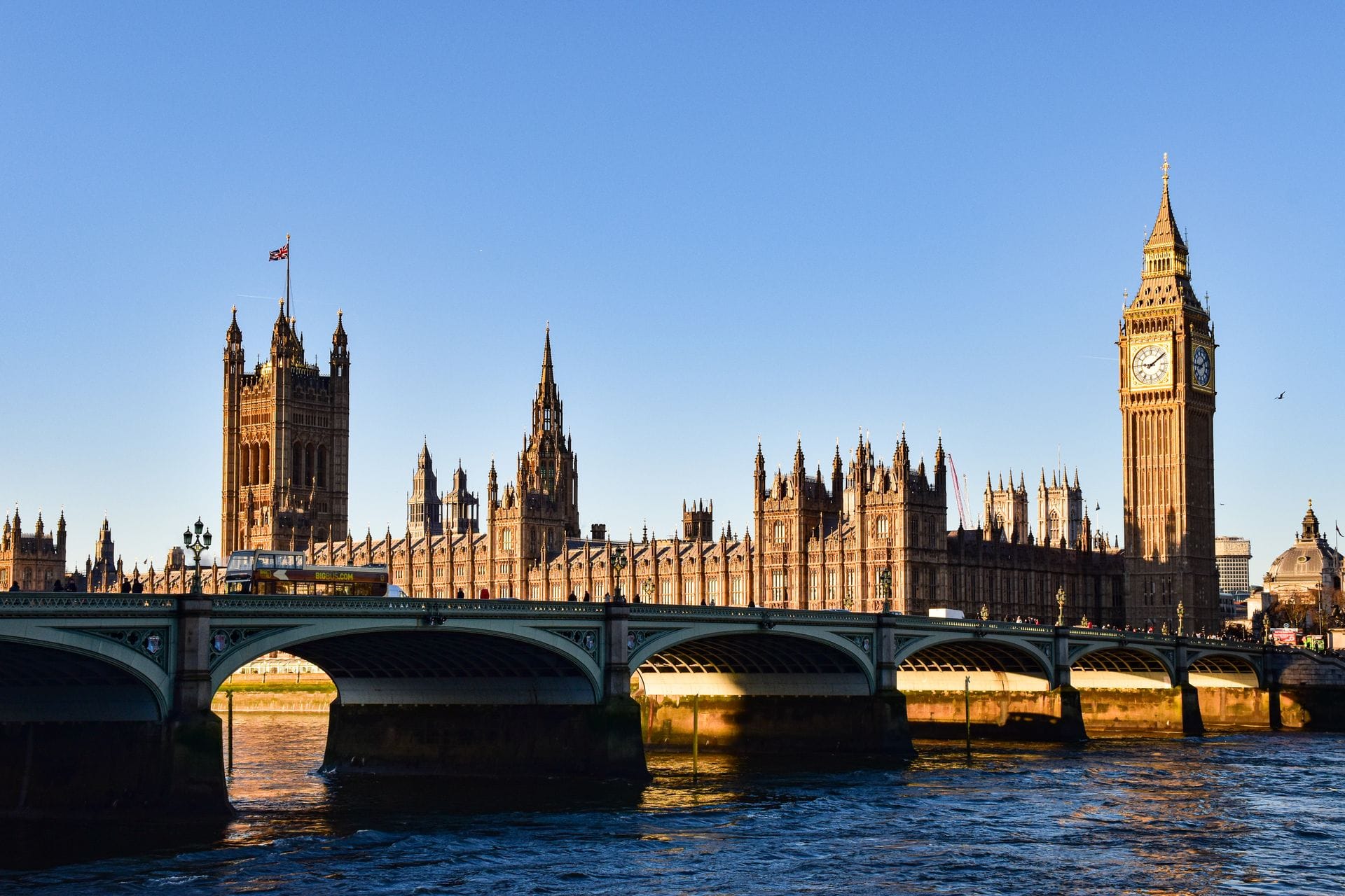 Houses of Parliament, London by day